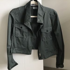 Athleta Army Green Spring/Fall Jacket